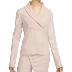 Nike Yoga Sweater Womens‎ Sm Shawl Collar Balletcore Loungewear Cozycore Casual